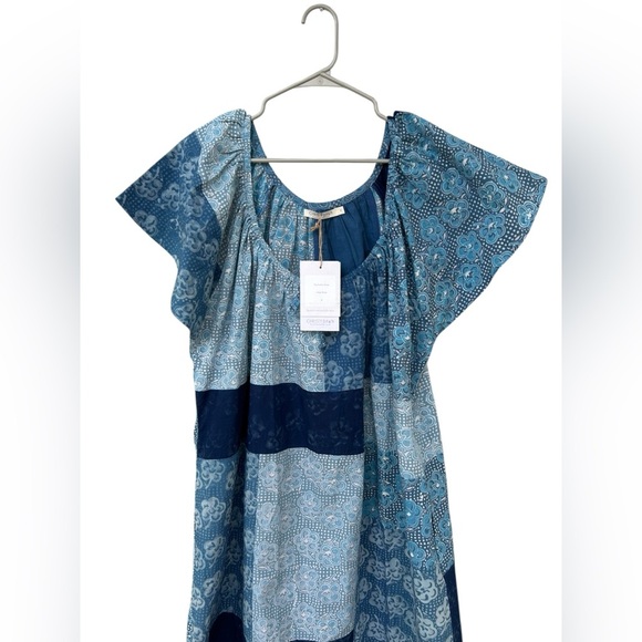 NWT Christy Dawn The Ambre Dress - Indigo Blues - Size Medium - Organic Cotton - Picture 13 of 16